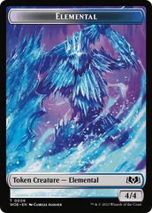 Elemental // Food (0012) Double-Sided Token [Wilds of Eldraine Tokens] | Exor Games Summserside