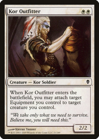 Kor Outfitter [Zendikar] | Exor Games Summserside