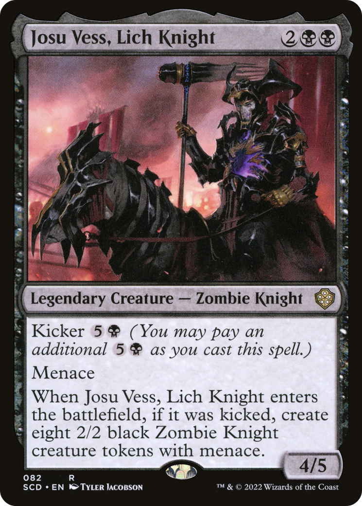 Josu Vess, Lich Knight [Starter Commander Decks] | Exor Games Summserside