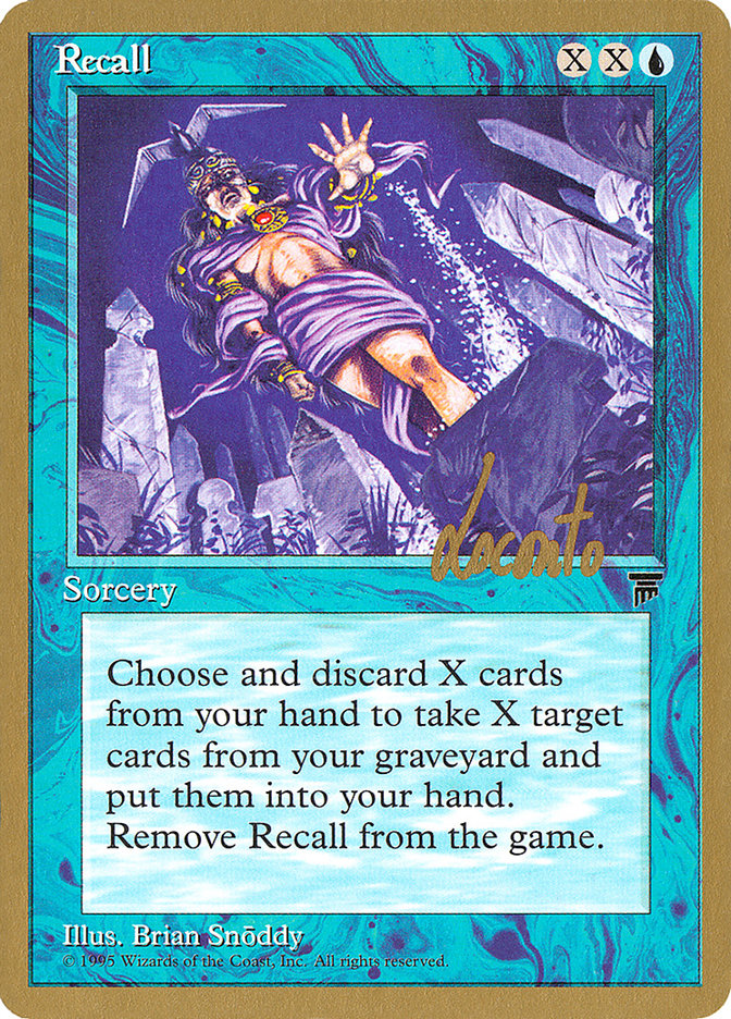 Recall (Michael Loconto) [Pro Tour Collector Set] | Exor Games Summserside