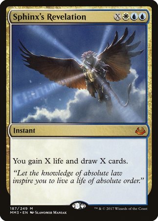 Sphinx's Revelation [Modern Masters 2017] | Exor Games Summserside