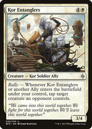 Kor Entanglers [Battle for Zendikar] | Exor Games Summserside