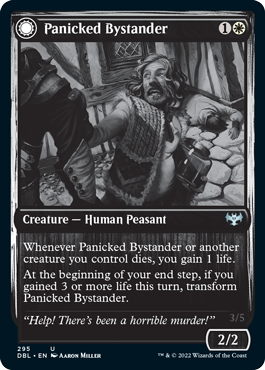 Panicked Bystander // Cackling Culprit [Innistrad: Double Feature] | Exor Games Summserside