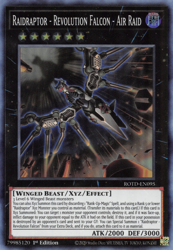 Raidraptor - Revolution Falcon - Air Raid [ROTD-EN095] Super Rare | Exor Games Summserside