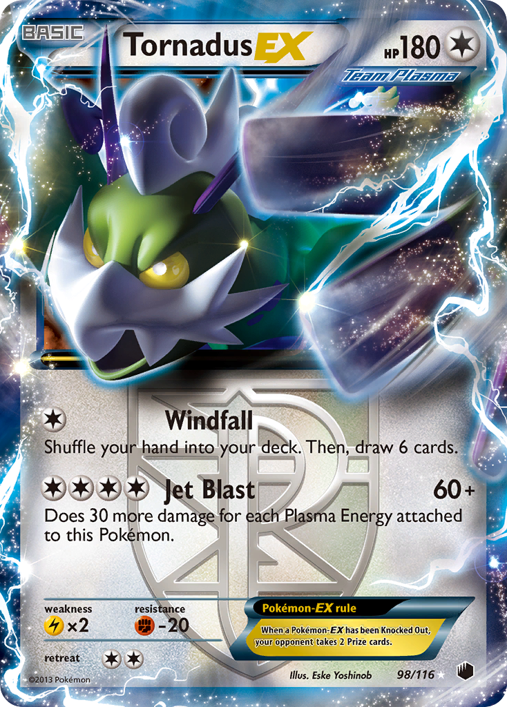 Tornadus EX (98/116) [Black & White: Plasma Freeze] | Exor Games Summserside