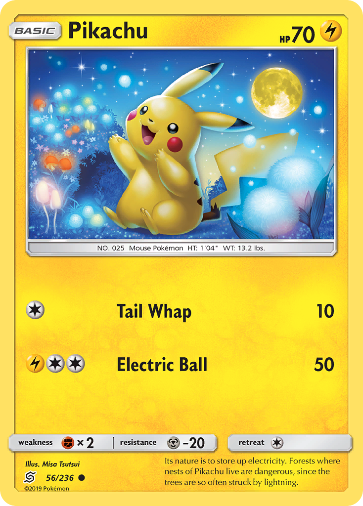 Pikachu (56/236) [Sun & Moon: Unified Minds] | Exor Games Summserside