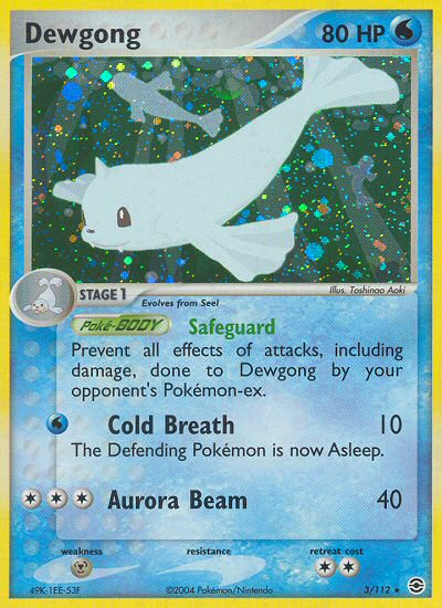 Dewgong (3/112) [EX: FireRed & LeafGreen] | Exor Games Summserside