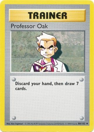 Professor Oak (88/102) [Base Set Shadowless Unlimited] | Exor Games Summserside