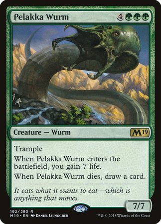 Pelakka Wurm [Core Set 2019] | Exor Games Summserside