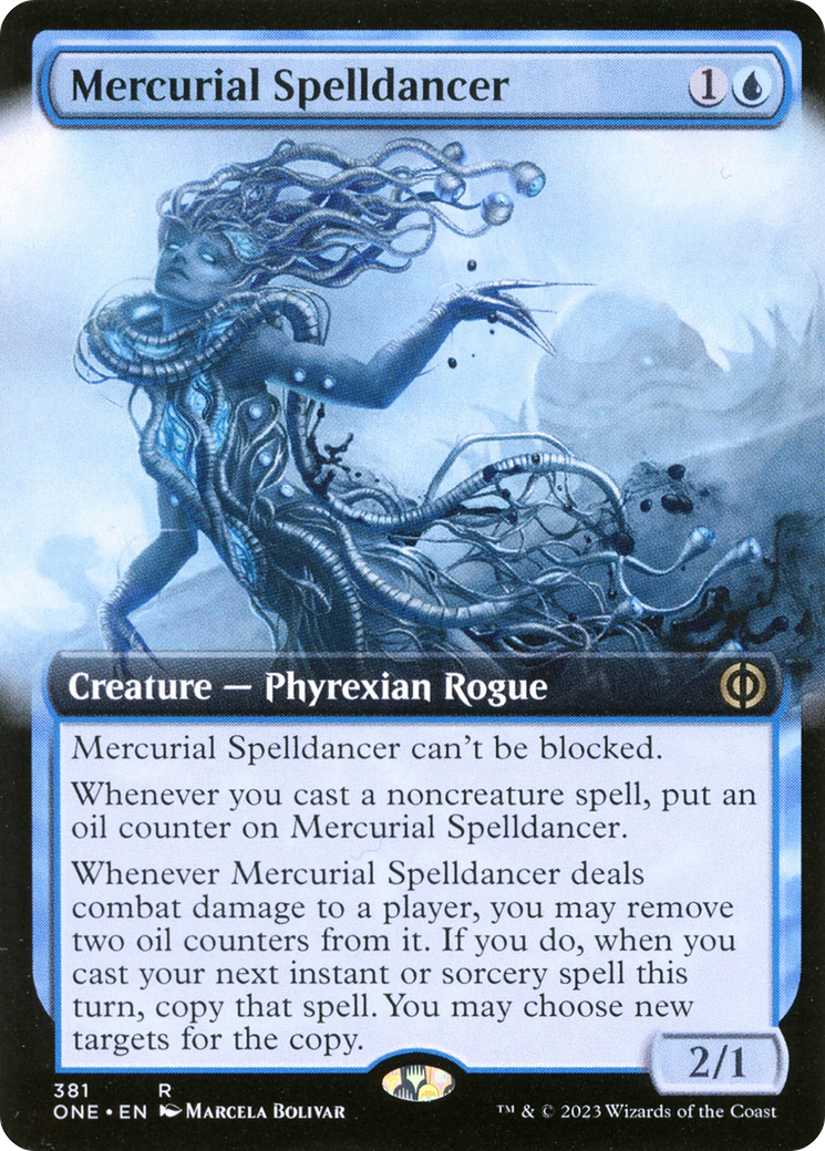 Mercurial Spelldancer (Extended Art) [Phyrexia: All Will Be One] | Exor Games Summserside