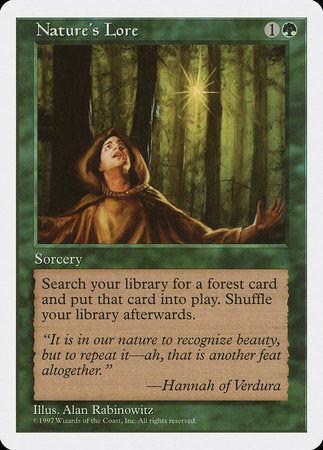 Nature's Lore [Fifth Edition] | Exor Games Summserside