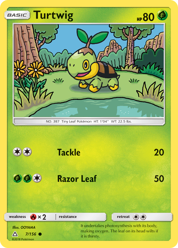 Turtwig (7/156) [Sun & Moon: Ultra Prism] | Exor Games Summserside