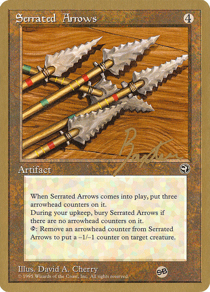 Serrated Arrows (George Baxter) (SB) [Pro Tour Collector Set] | Exor Games Summserside