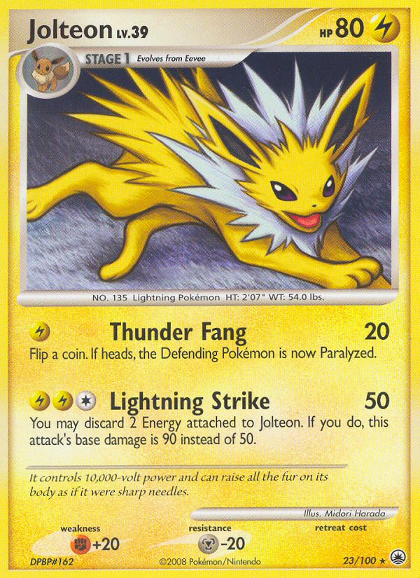 Jolteon (23/100) [Diamond & Pearl: Majestic Dawn] | Exor Games Summserside