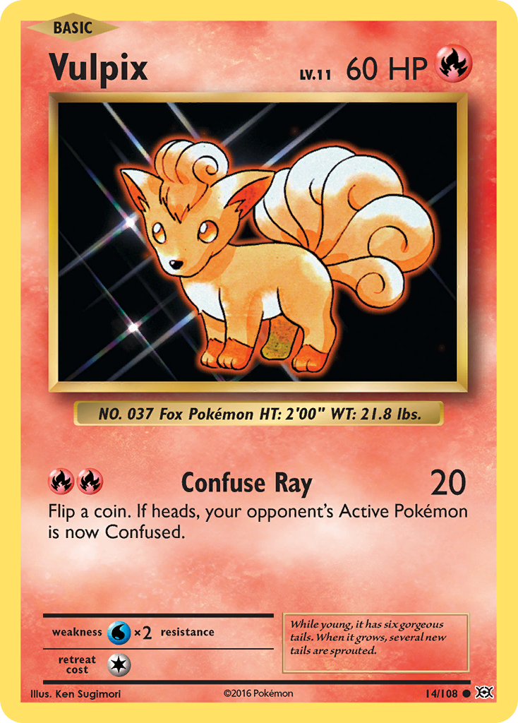 Vulpix (14/108) [XY: Evolutions] | Exor Games Summserside