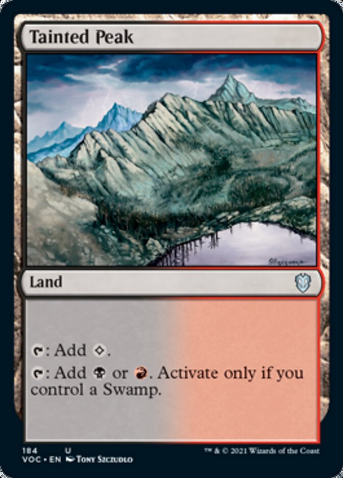 Tainted Peak [Innistrad: Crimson Vow Commander] | Exor Games Summserside