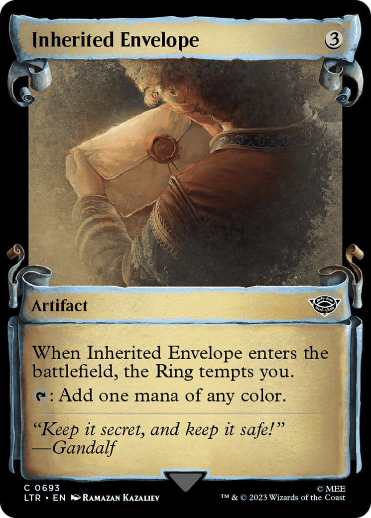 Inherited Envelope [The Lord of the Rings: Tales of Middle-Earth Showcase Scrolls] | Exor Games Summserside
