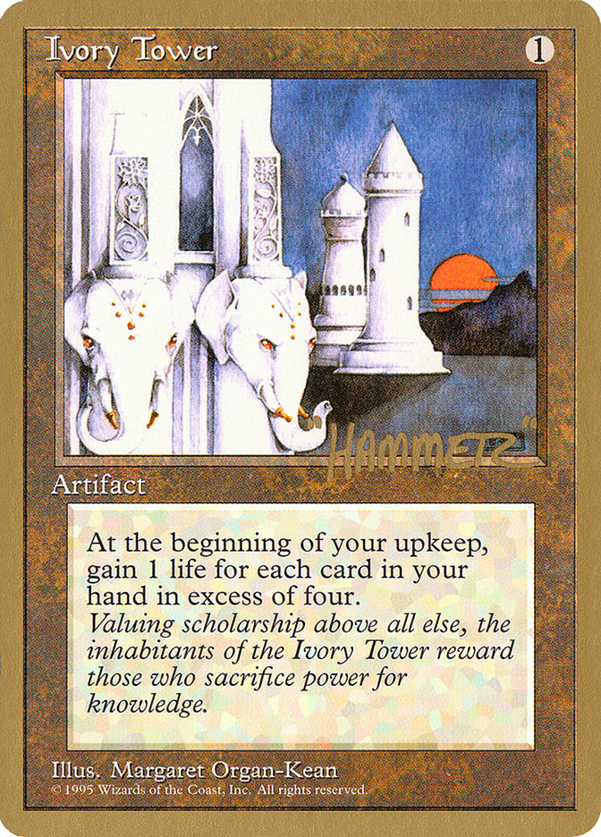 Ivory Tower (Shawn "Hammer" Regnier) [Pro Tour Collector Set] | Exor Games Summserside