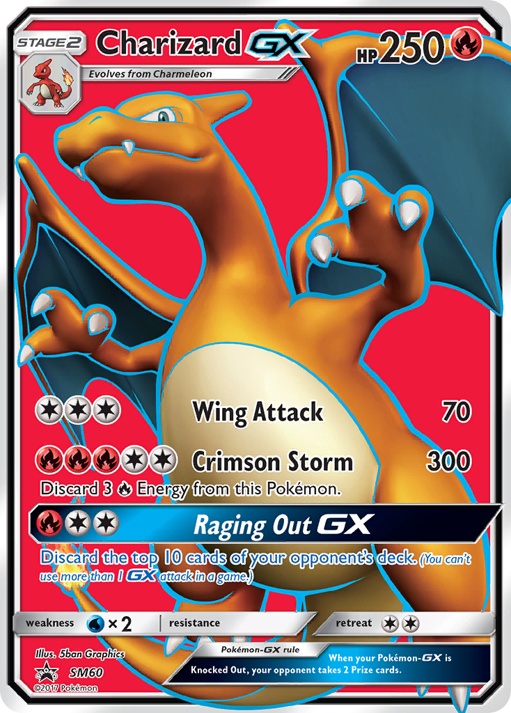 Charizard GX (SM60) (Jumbo Card) [Sun & Moon: Black Star Promos] | Exor Games Summserside