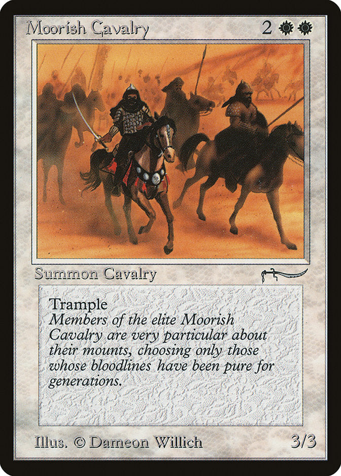 Moorish Cavalry (Light Mana Cost) [Arabian Nights] | Exor Games Summserside