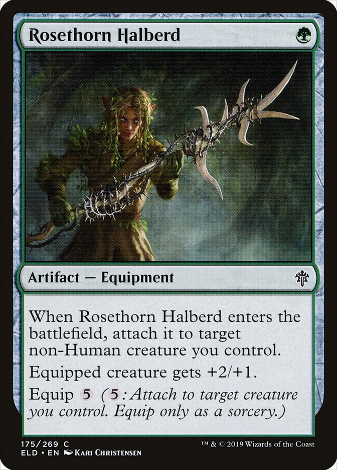 Rosethorn Halberd [Throne of Eldraine] | Exor Games Summserside