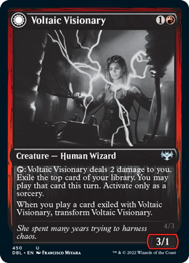 Voltaic Visionary // Volt-Charged Berserker [Innistrad: Double Feature] | Exor Games Summserside