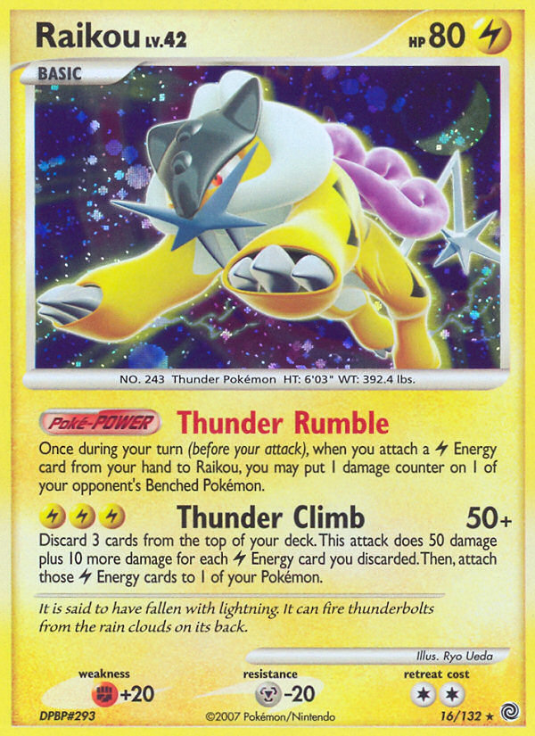 Raikou (16/132) [Diamond & Pearl: Secret Wonders] | Exor Games Summserside