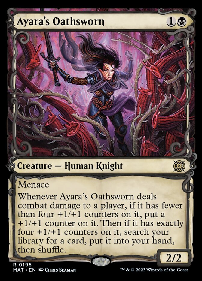 Ayara's Oathsworn (Showcase Halo Foil) [March of the Machine: The Aftermath] | Exor Games Summserside