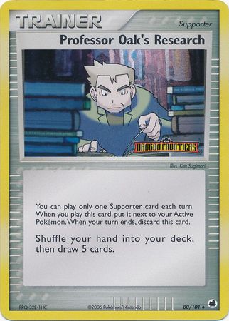 Professor Oak's Research (80/101) (Stamped) [EX: Dragon Frontiers] | Exor Games Summserside