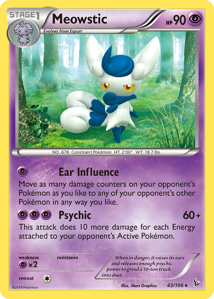 Meowstic (43/106) [XY: Flashfire] | Exor Games Summserside
