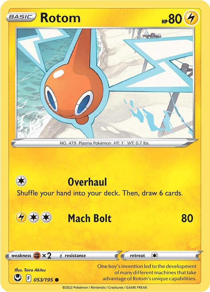 Rotom (053/195) [Sword & Shield: Silver Tempest] | Exor Games Summserside