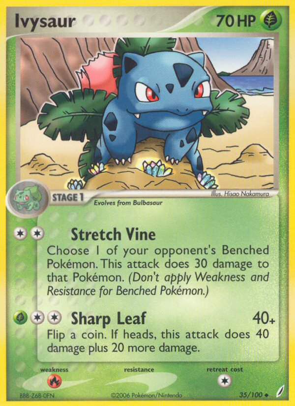 Ivysaur (35/100) [EX: Crystal Guardians] | Exor Games Summserside