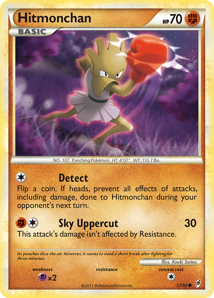 Hitmonchan (57/95) [HeartGold & SoulSilver: Call of Legends] | Exor Games Summserside