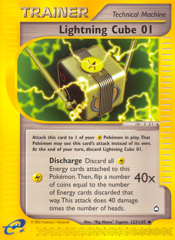 Lightning Cube 01 (127/147) [Aquapolis] | Exor Games Summserside