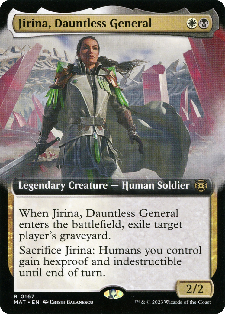 Jirina, Dauntless General (Extended Art) [March of the Machine: The Aftermath] | Exor Games Summserside