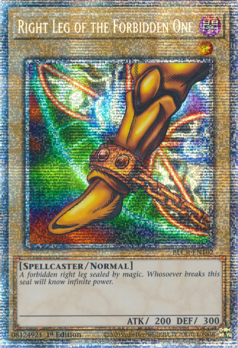 Right Leg of the Forbidden One [BLCR-EN102] Starlight Rare | Exor Games Summserside