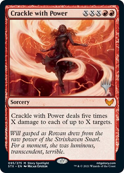 Crackle with Power (Promo Pack) [Strixhaven: School of Mages Promos] | Exor Games Summserside