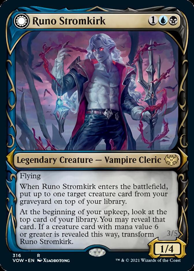 Runo Stromkirk // Krothuss, Lord of the Deep (Showcase Fang Frame) [Innistrad: Crimson Vow] | Exor Games Summserside