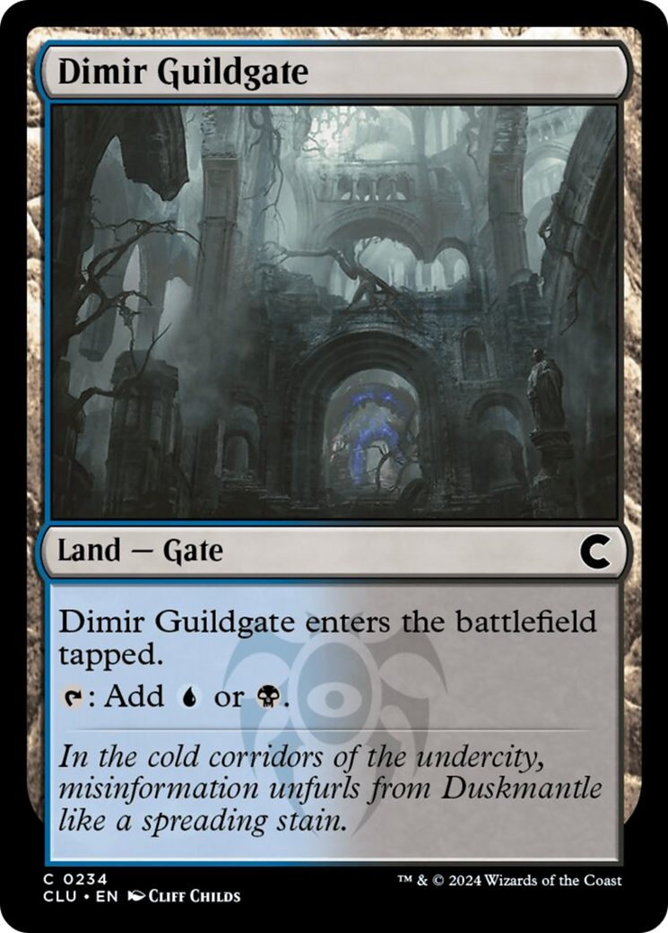 Dimir Guildgate [Ravnica: Clue Edition] | Exor Games Summserside