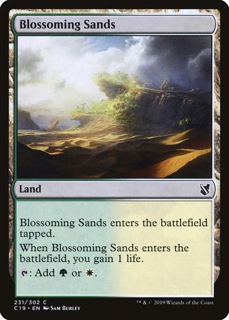 Blossoming Sands [Commander 2019] | Exor Games Summserside