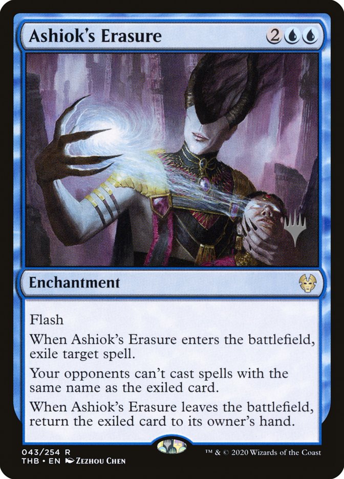 Ashiok's Erasure (Promo Pack) [Theros Beyond Death Promos] | Exor Games Summserside