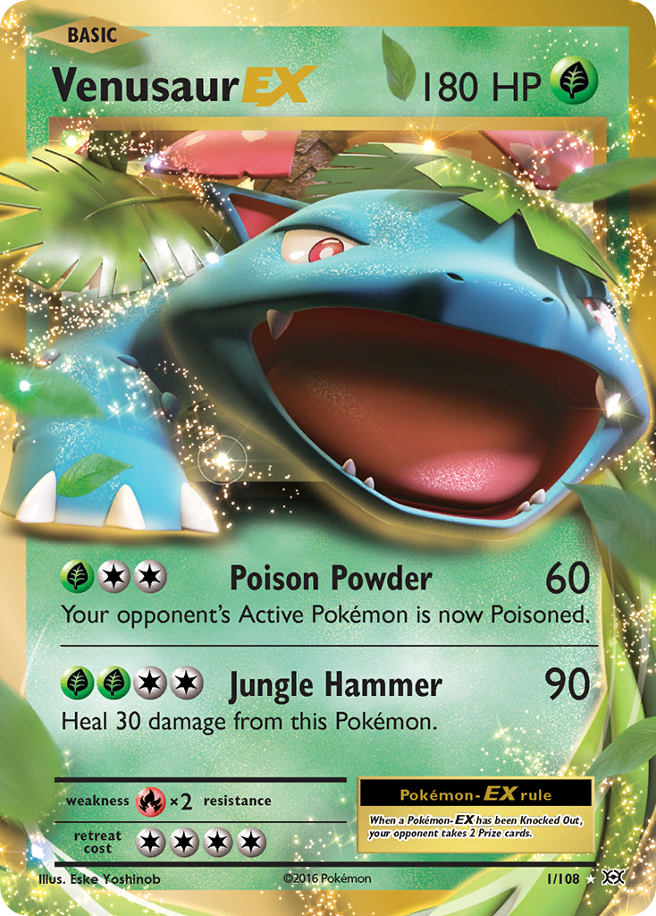 Venusaur EX (1/108) [XY: Evolutions] | Exor Games Summserside