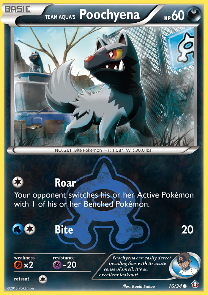 Team Aqua's Poochyena (16/34) [XY: Double Crisis] | Exor Games Summserside