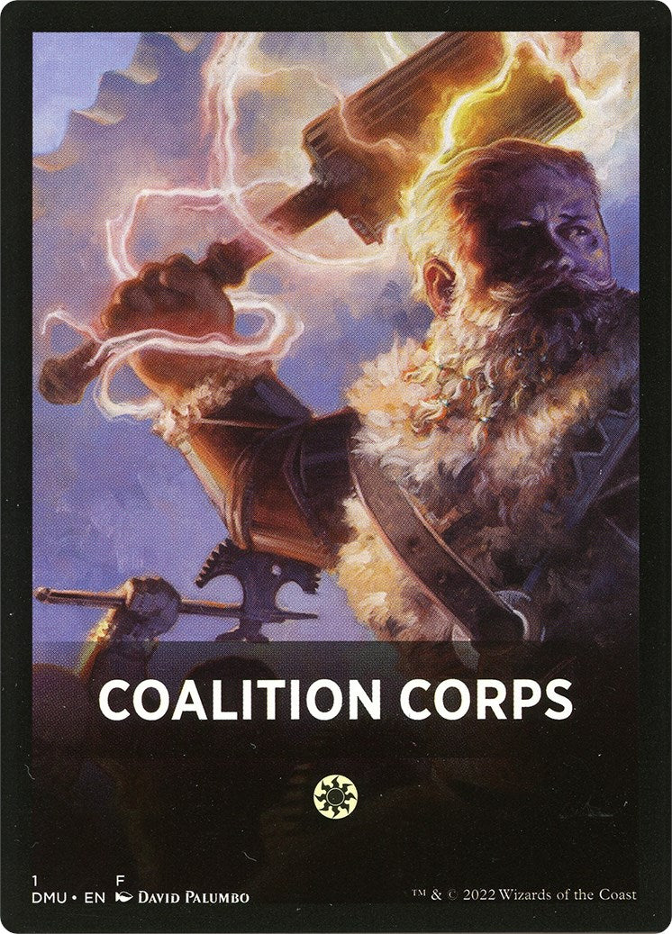 Coalition Corps Theme Card [Dominaria United Tokens] | Exor Games Summserside