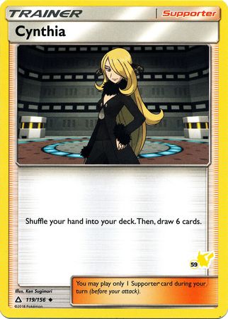 Cynthia (119/156) (Pikachu Stamp #59) [Battle Academy 2020] | Exor Games Summserside