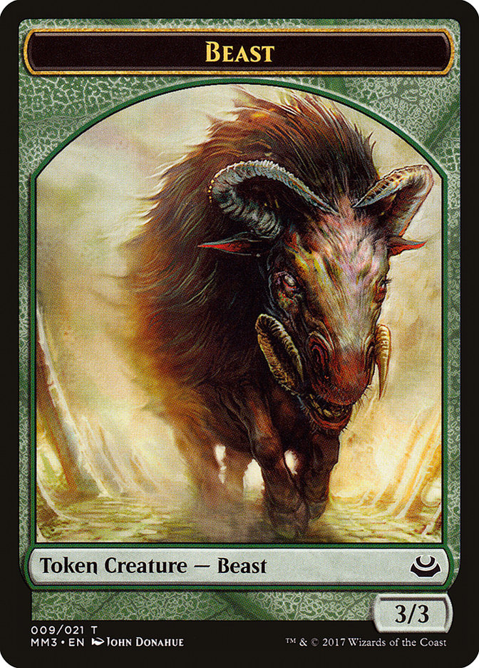 Beast (009/021) [Modern Masters 2017 Tokens] | Exor Games Summserside