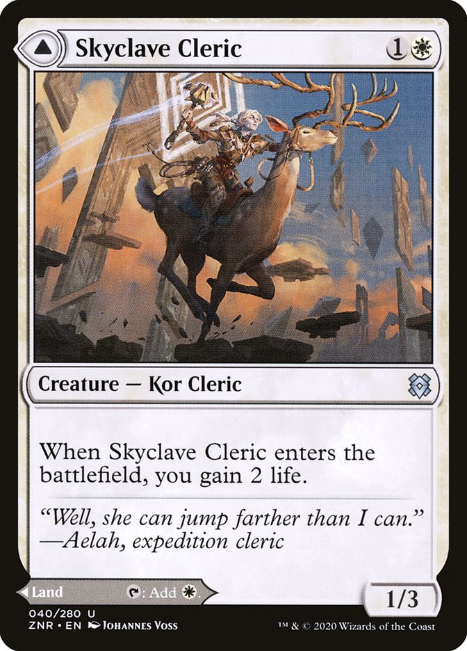 Skyclave Cleric // Skyclave Basilica [Zendikar Rising] | Exor Games Summserside