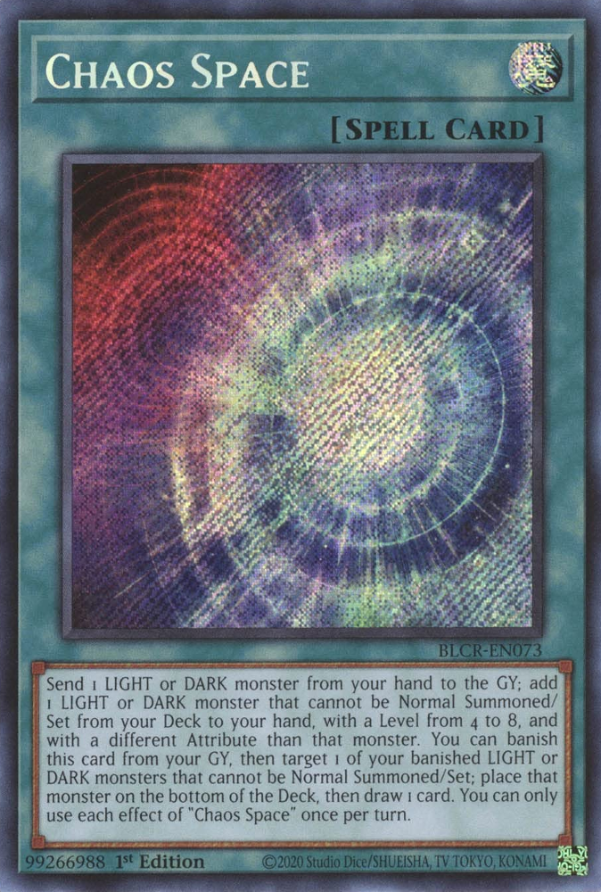 Chaos Space [BLCR-EN073] Secret Rare | Exor Games Summserside