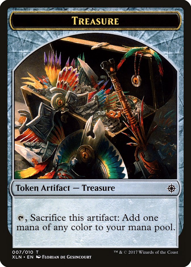 Treasure (007/010) [Ixalan Tokens] | Exor Games Summserside