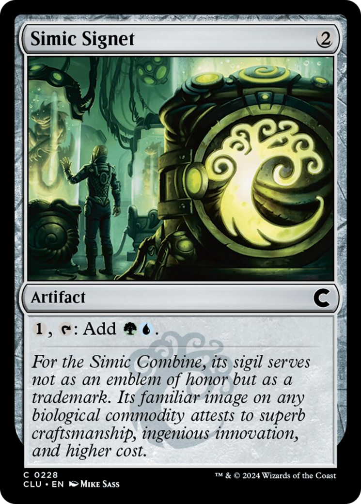 Simic Signet [Ravnica: Clue Edition] | Exor Games Summserside